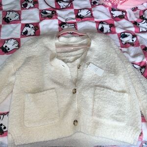 A&F lounge sweater & tank